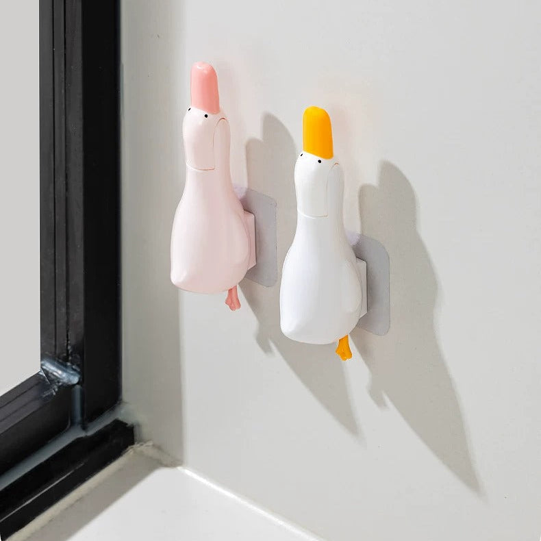2-in-1 Whimsical Duck Wall-Mounted Hair & Drain Cleaner