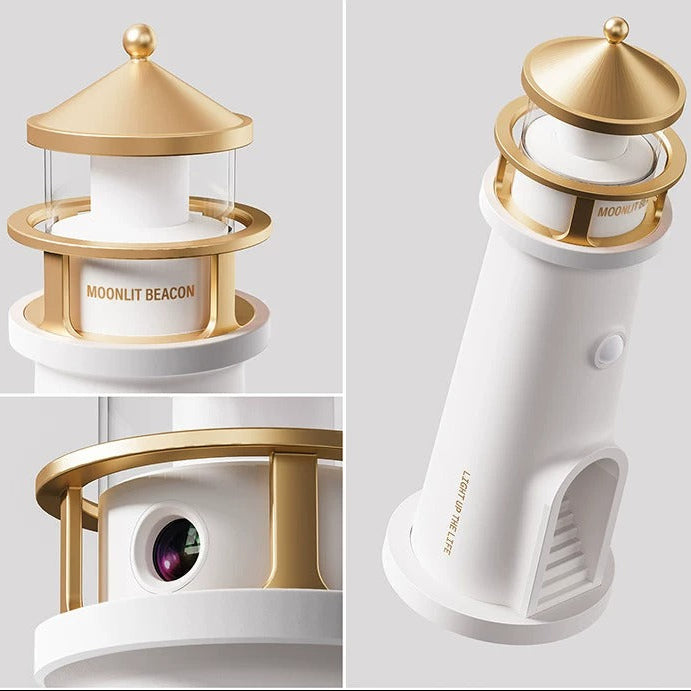Moonlit Beacon Lighthouse Night Light