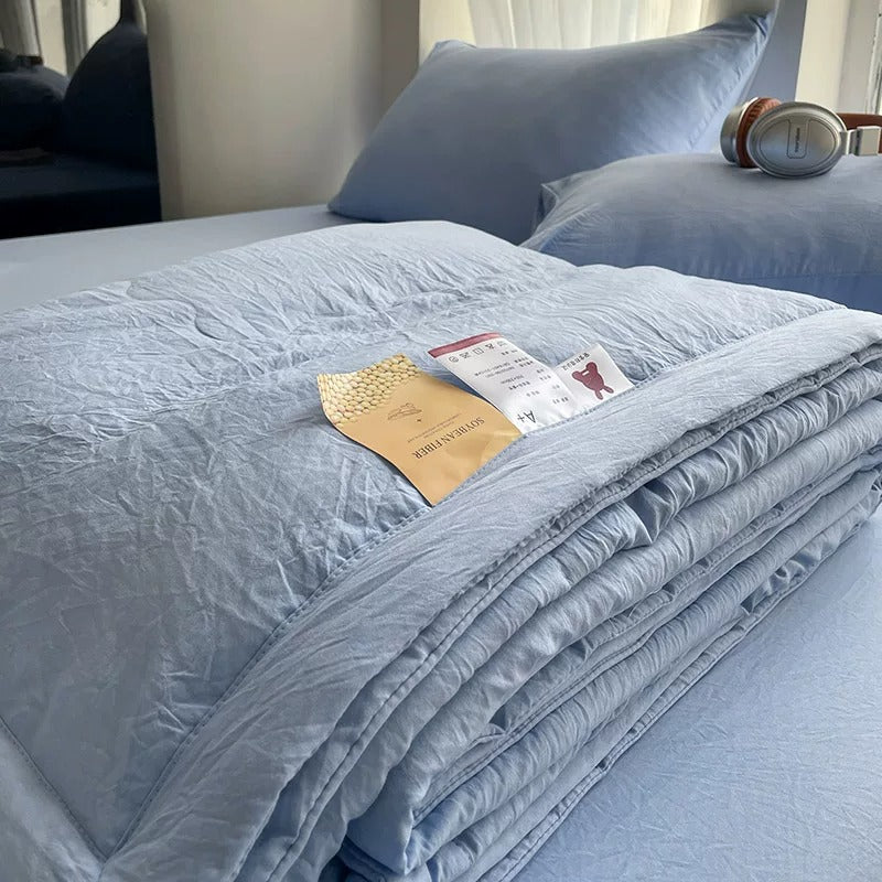 Cloudy AeroWeave™ Washed Cotton Comforter