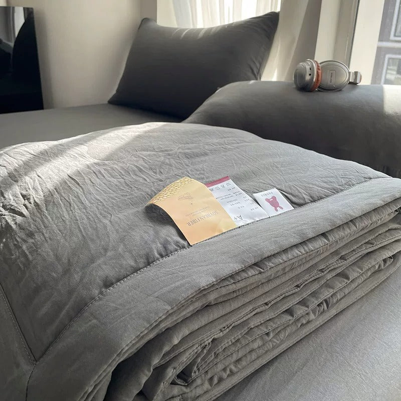 Cloudy AeroWeave™ Washed Cotton Comforter