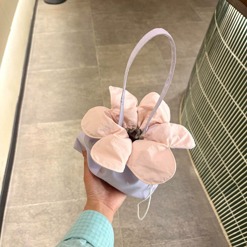Blossom & Bound Waterproof Drawstring Tote Bag