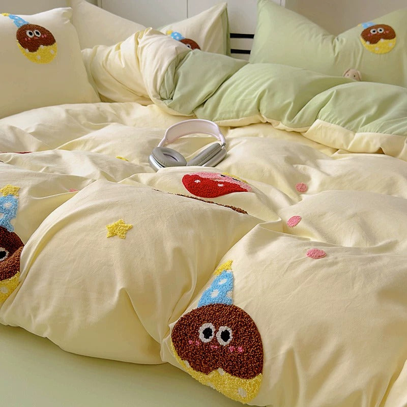 Foodie Dream Aircotton™ 4-in-1 Quilt Cover Set