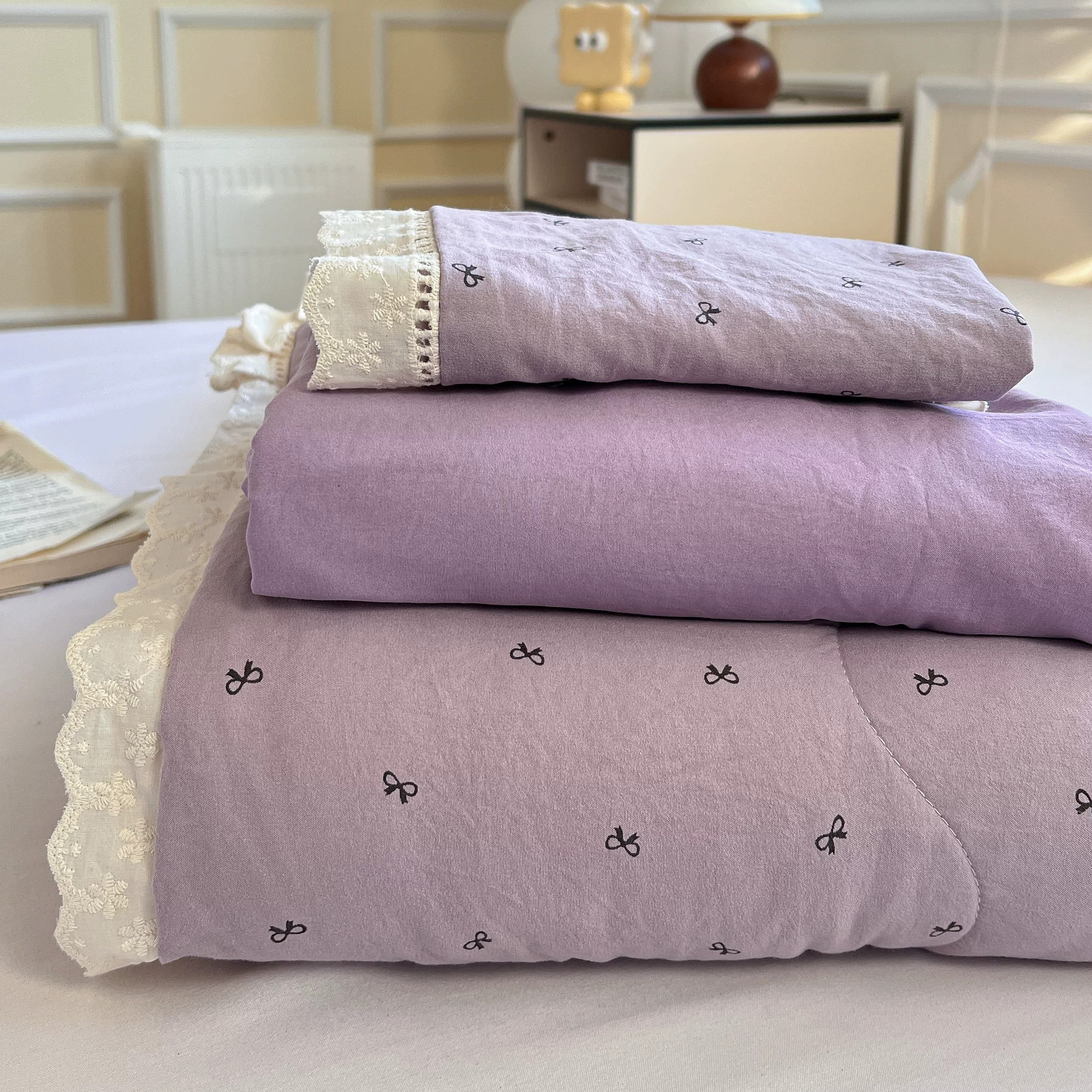 Lavender Aircotton™ 4-in-1 Comforter Set