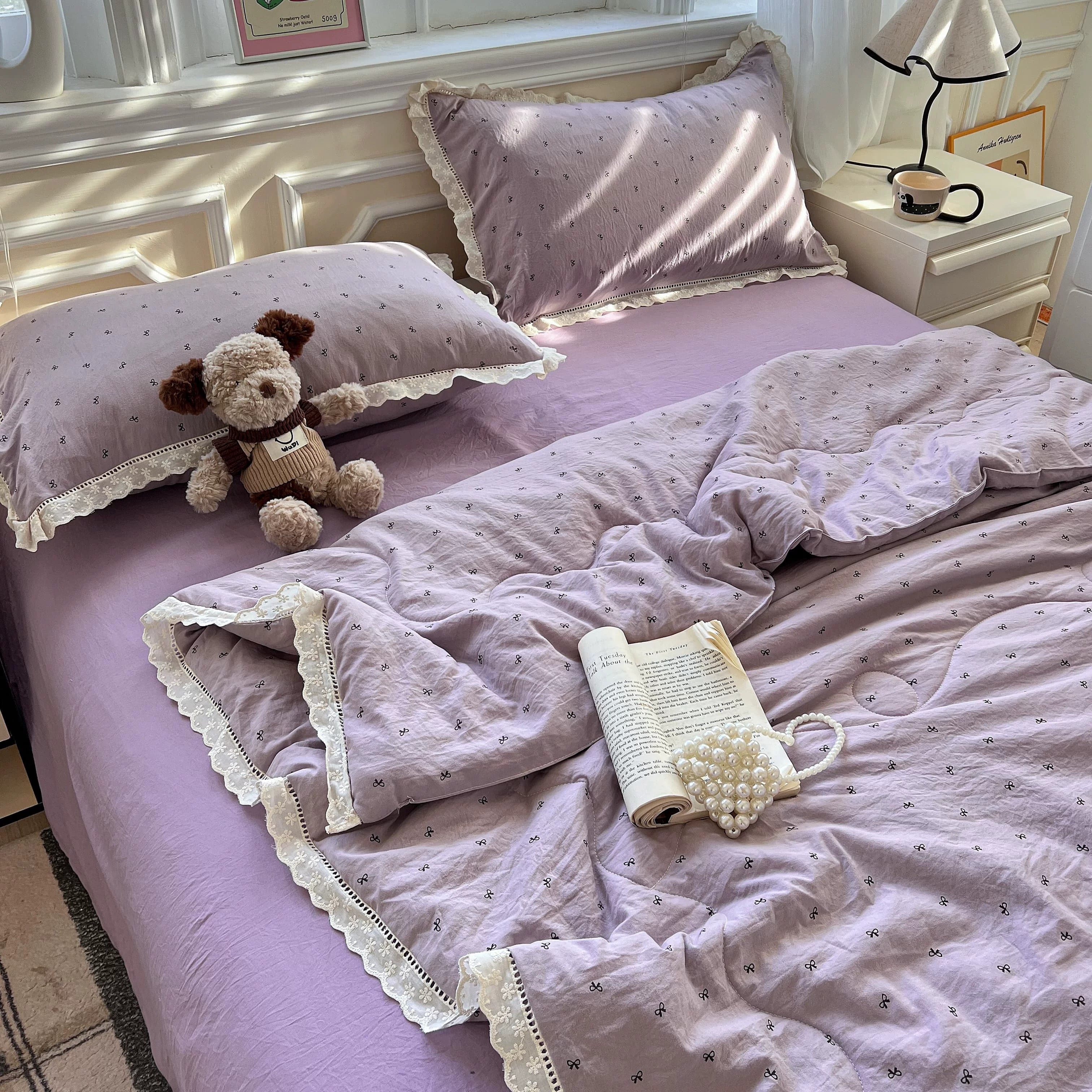 Lavender Aircotton™ 4-in-1 Comforter Set
