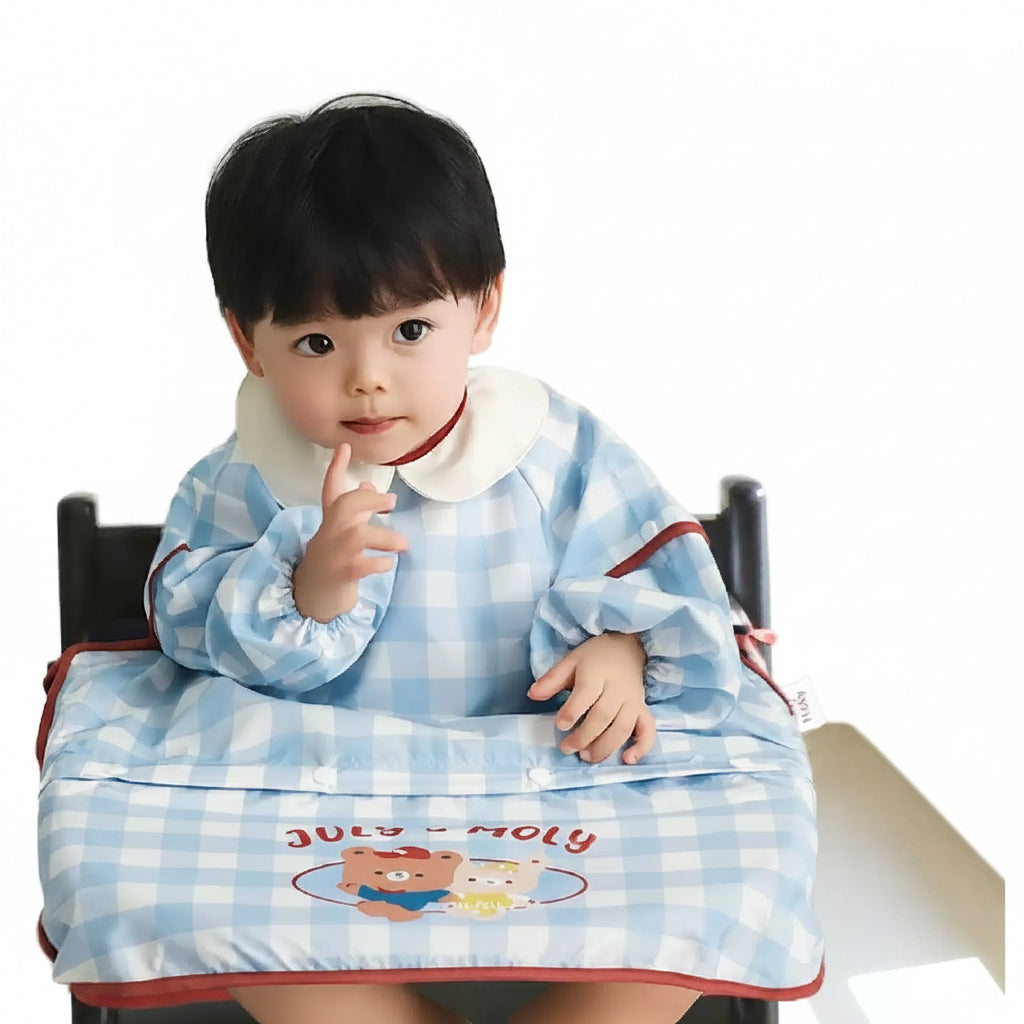 JulyMoly One-Piece Waterproof Baby Bib