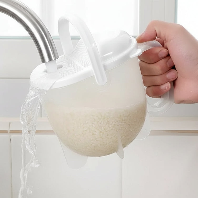 No-Hand-Wash Rice Washer