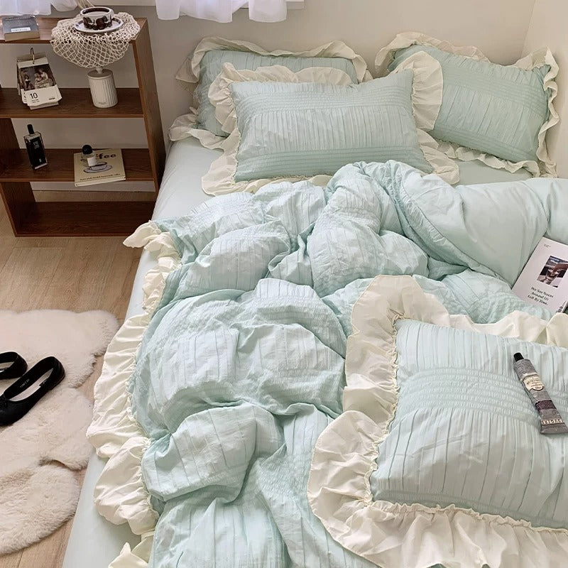 Blue Lily Aircotton™ 4-in-1 Quilt Cover Set