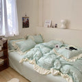 Blue Lily Aircotton™ 4-in-1 Quilt Cover Set