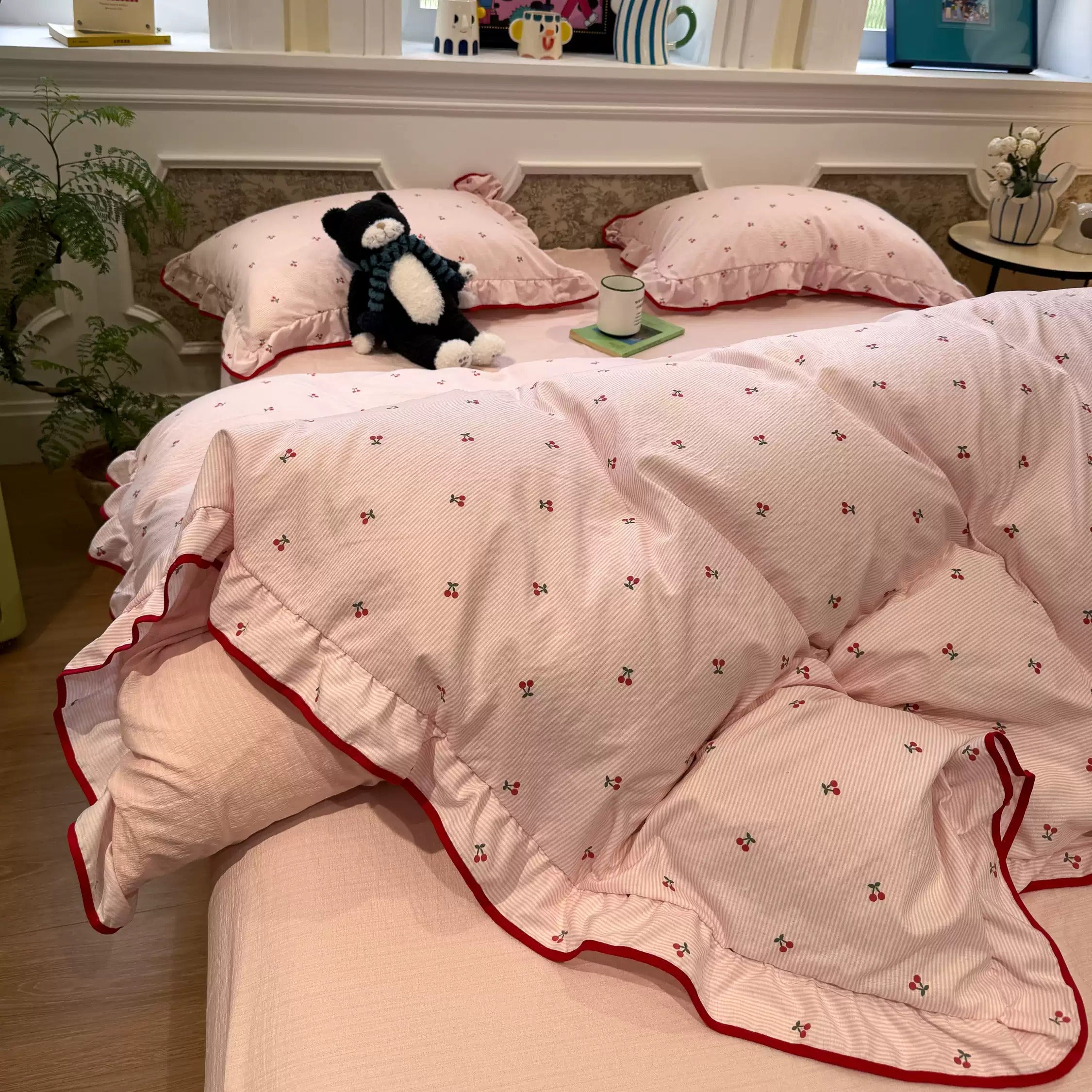 Little Cherry Aircotton™ 4-in-1 Quilt Cover Set