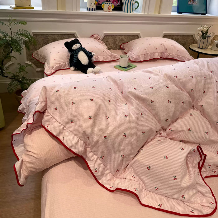 Little Cherry AIRCotton™ 4-in-1 Quilt Cover Set