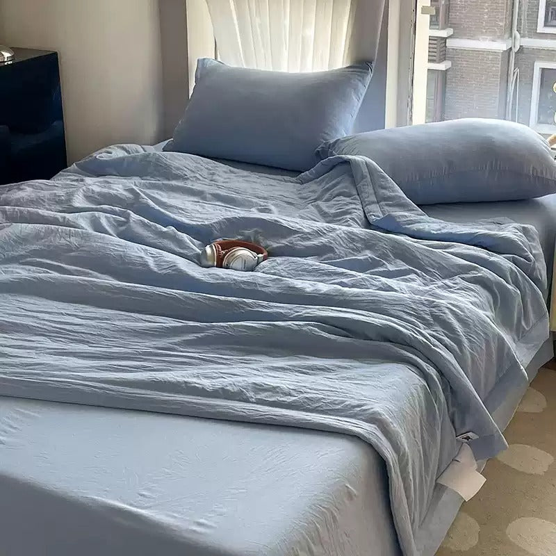 Cloudy AeroWeave™ Washed Cotton Comforter