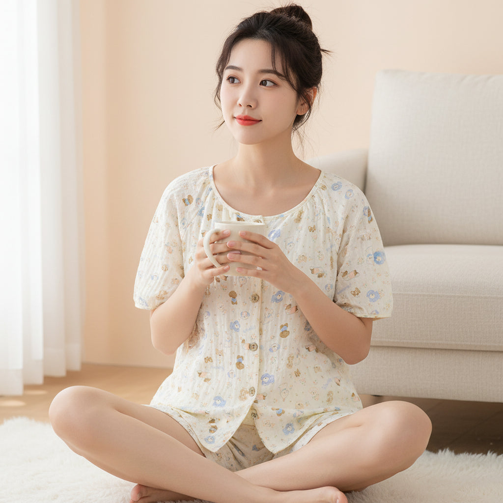 Kawaii Cloud Pajama Set