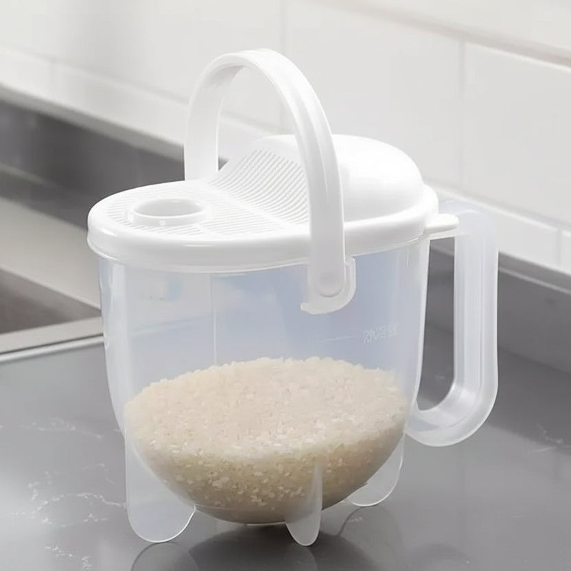 No-Hand-Wash Rice Washer