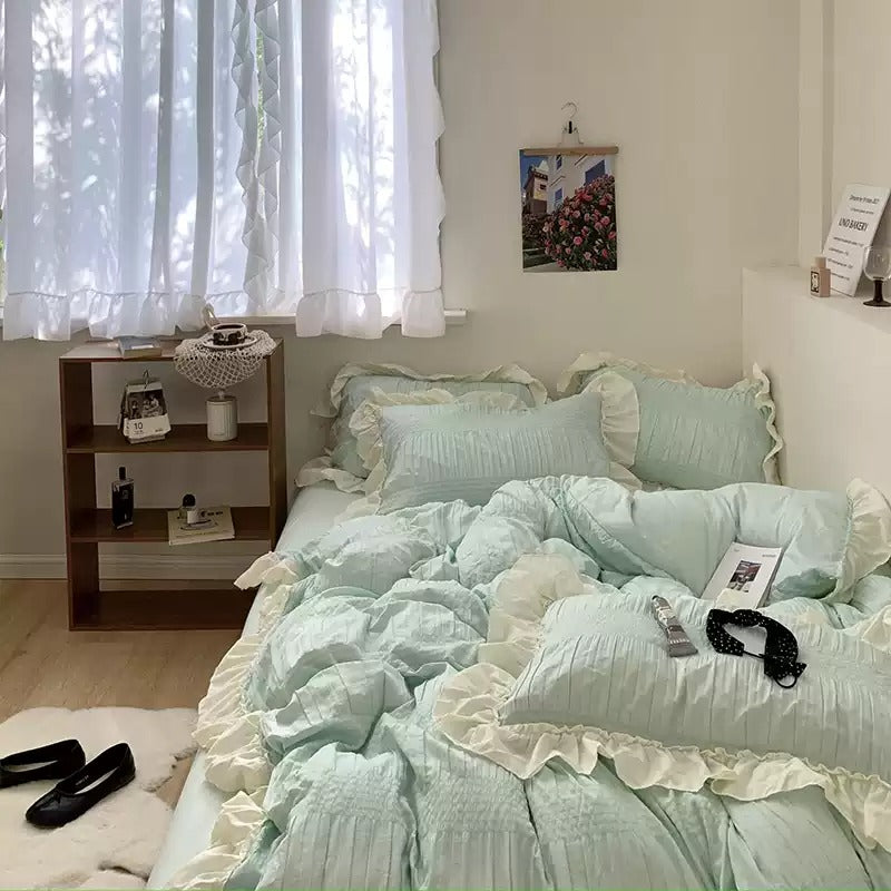 Blue Lily Aircotton™ 4-in-1 Quilt Cover Set
