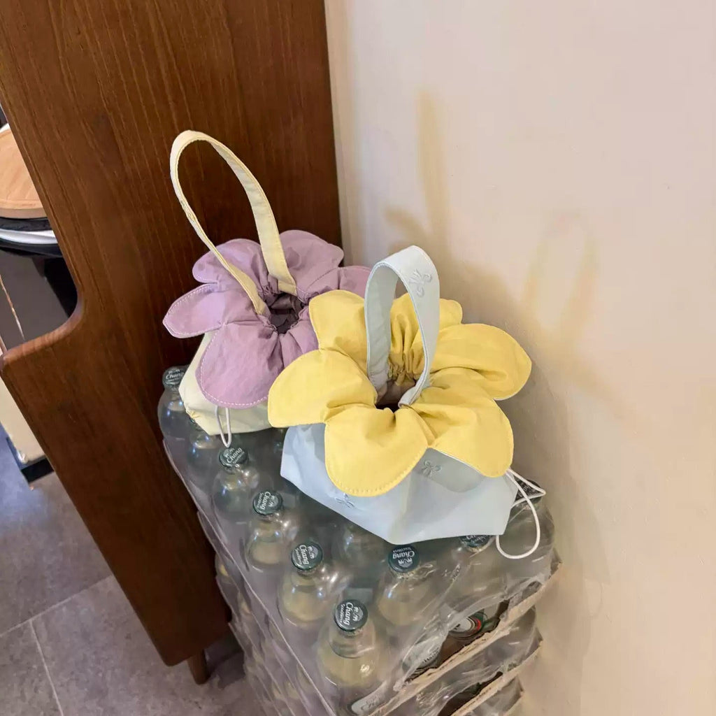 Blossom & Bound Waterproof Drawstring Tote Bag