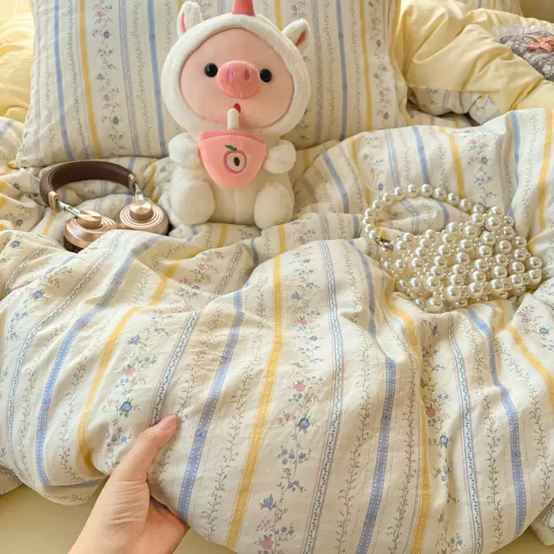 Granny Stripes Aircotton™ 4-in-1 Quilt Cover Set
