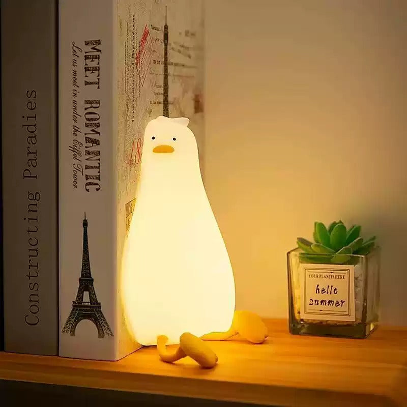 Ding Dong Silicone Duck Night Light