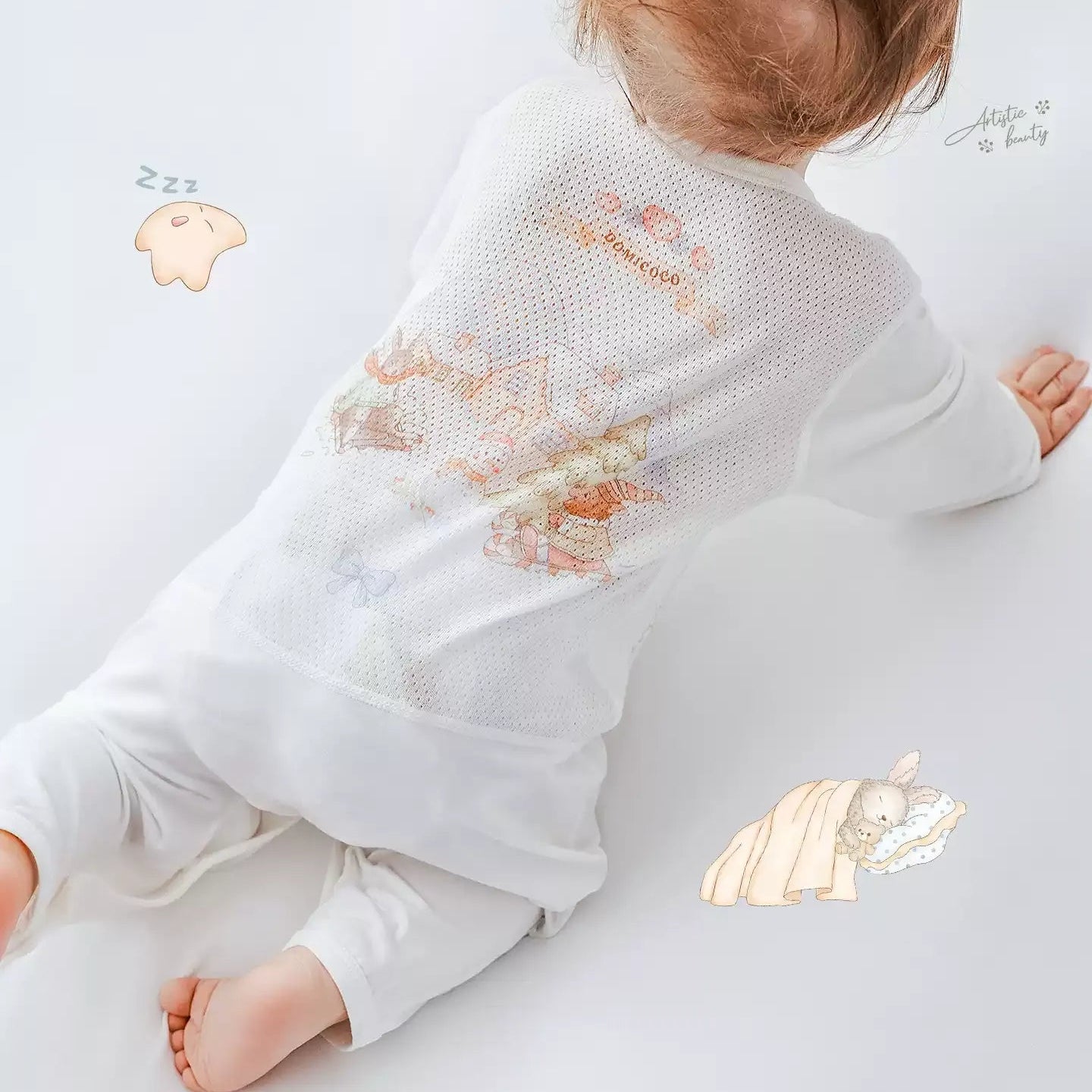 Cloud-Soft Breathable Baby Onesie