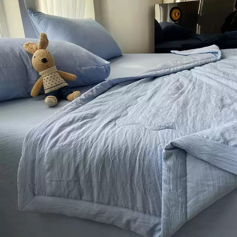 Cloudy AeroWeave™ Washed Cotton Comforter
