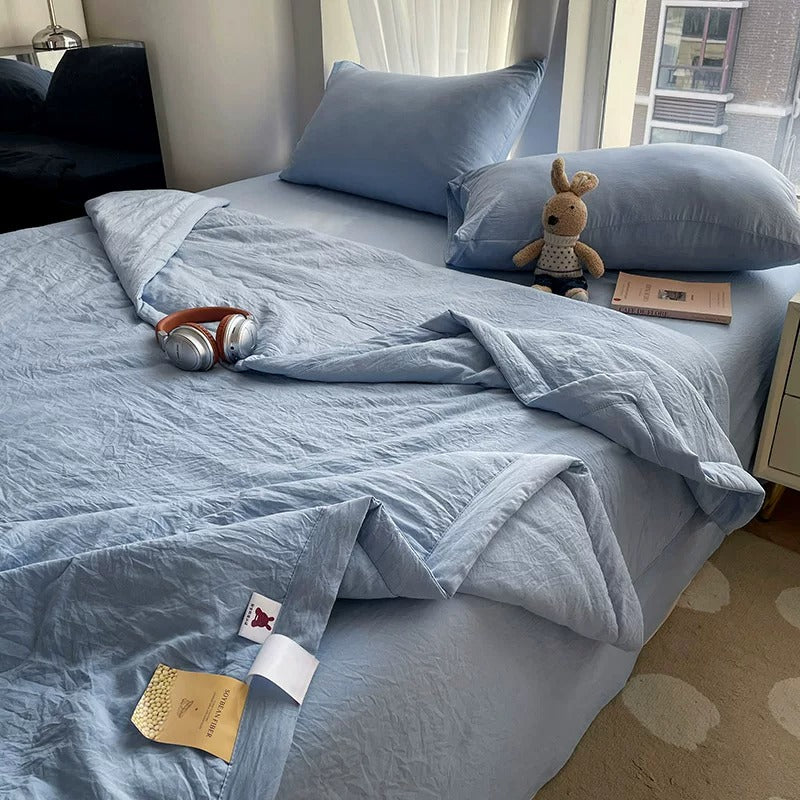 Cloudy AeroWeave™ Washed Cotton Comforter