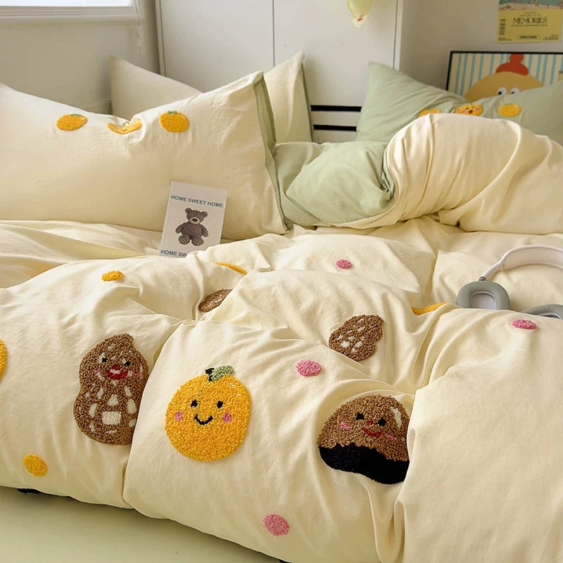 Foodie Dream Aircotton™ 4-in-1 Quilt Cover Set